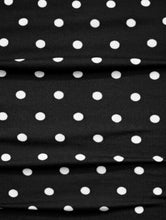 Cargar imagen en el visor de la galería, Polka Dot Tube Top (Black/White)
