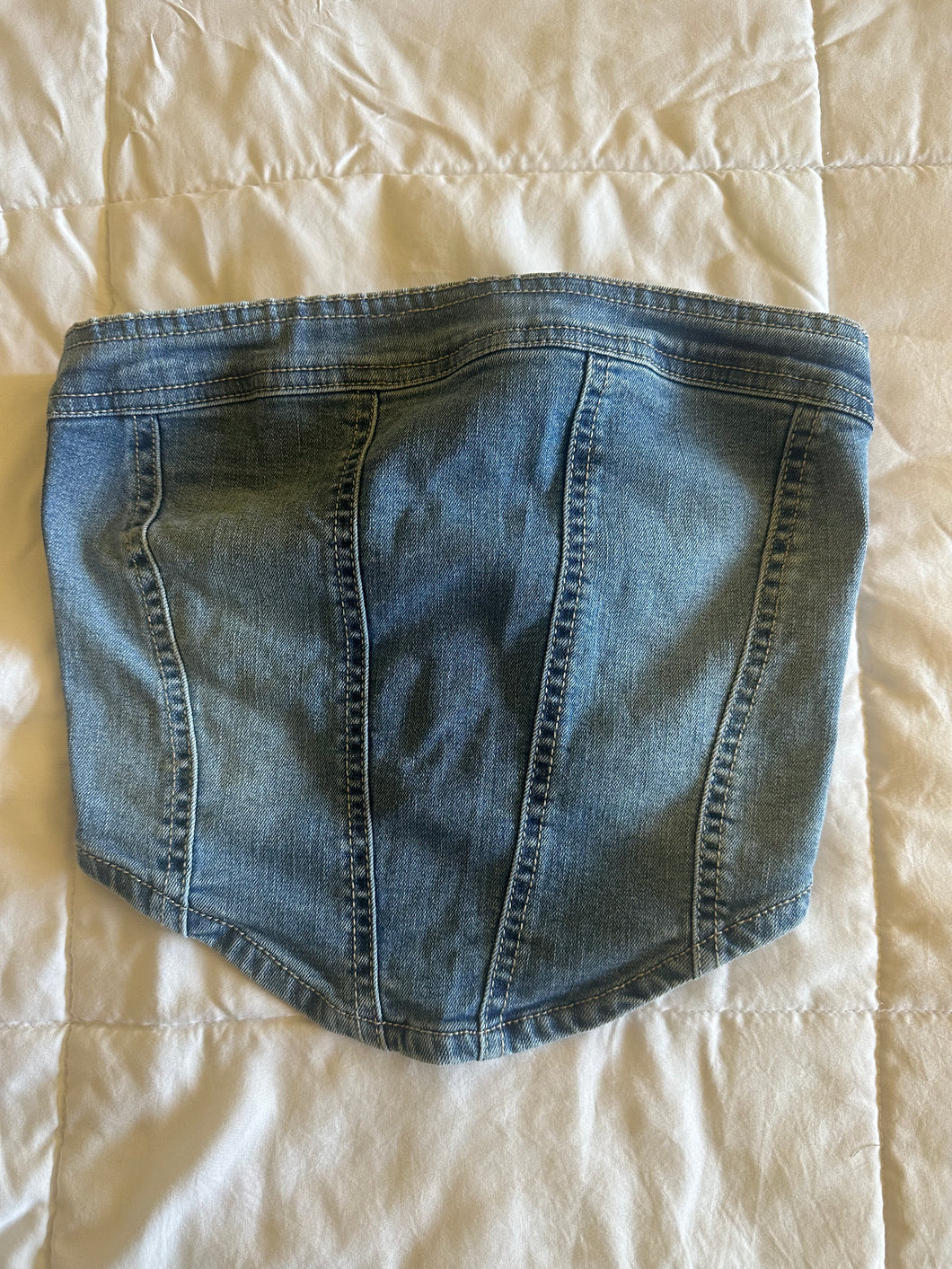 Kayla Top (Medium Denim)