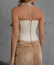 Load image into Gallery viewer, Country Girl Corset (Cream)

