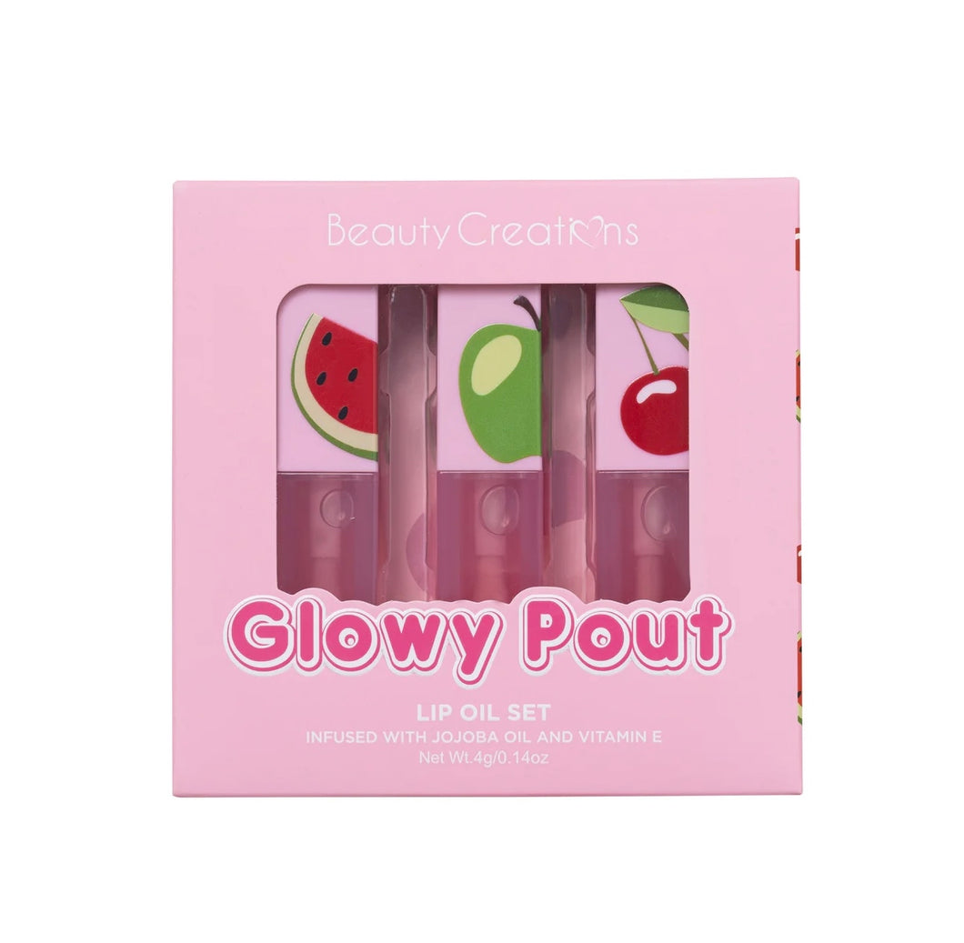 Beauty Creations Glowy Pout Lip Oil Set