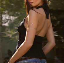 Load image into Gallery viewer, Valentina Halter Top (Black)
