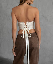 Load image into Gallery viewer, Vamonos De Fiesta Corset (Cream)
