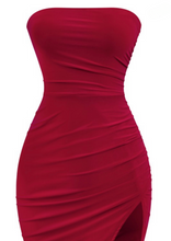 Load image into Gallery viewer, Forever Yours Dress (Burgundy)
