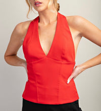 Load image into Gallery viewer, Jocelyn Halter Top (Red)
