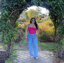 Load image into Gallery viewer, Mesh Corset (Fuchsia)
