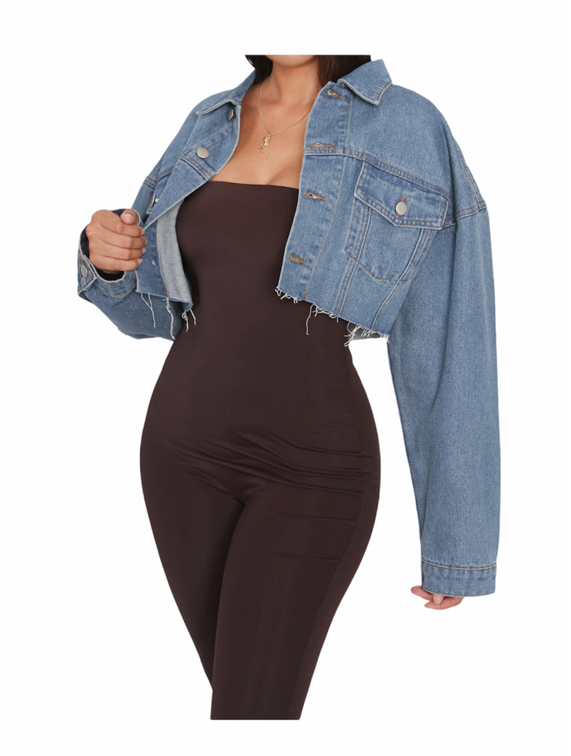 Crop Denim Jacket