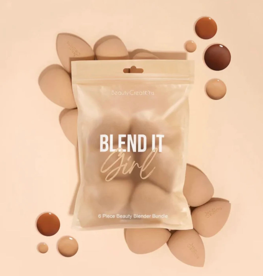 Beauty Creations Blend It Girl 6 piece Beauty Blender Bundle (Nude)