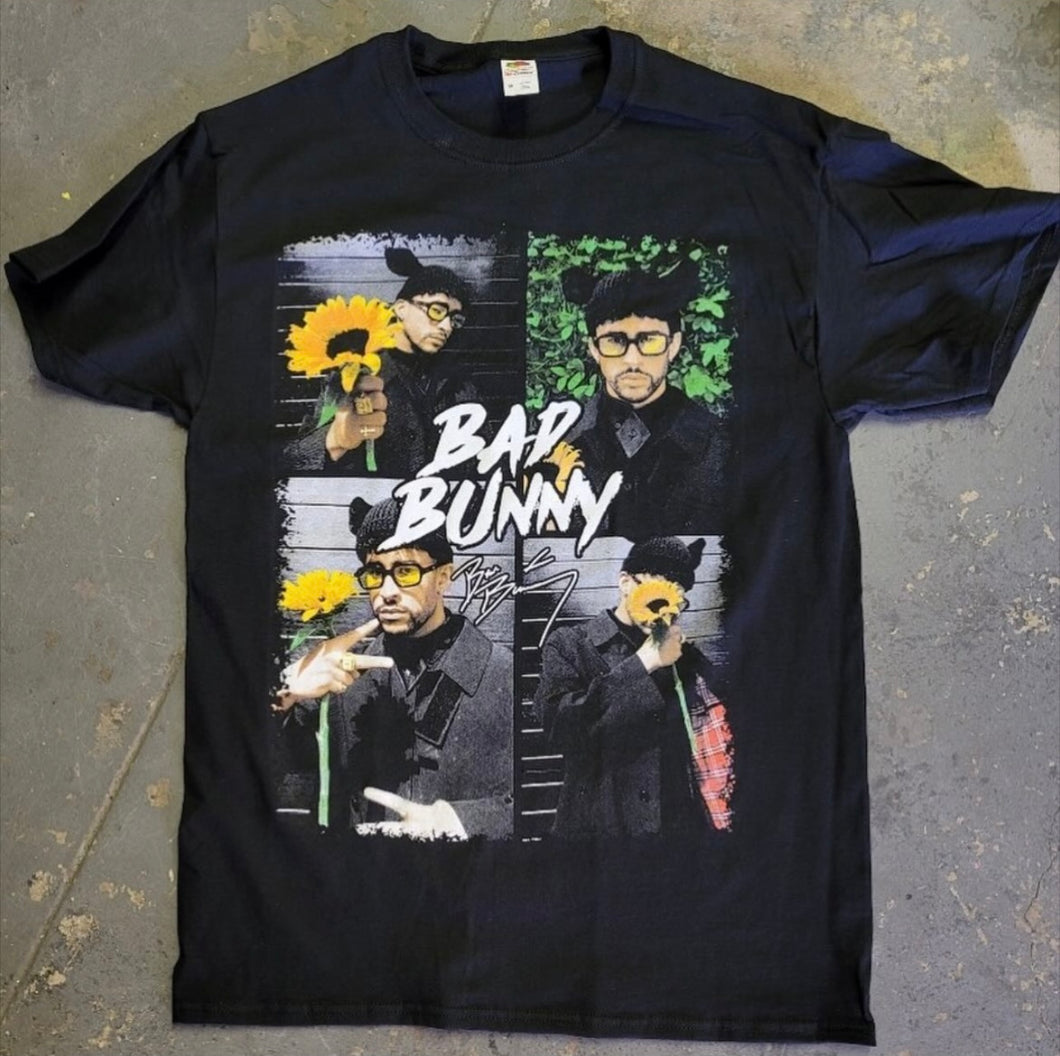 Bad Bunny Sunflower Graphic Tee