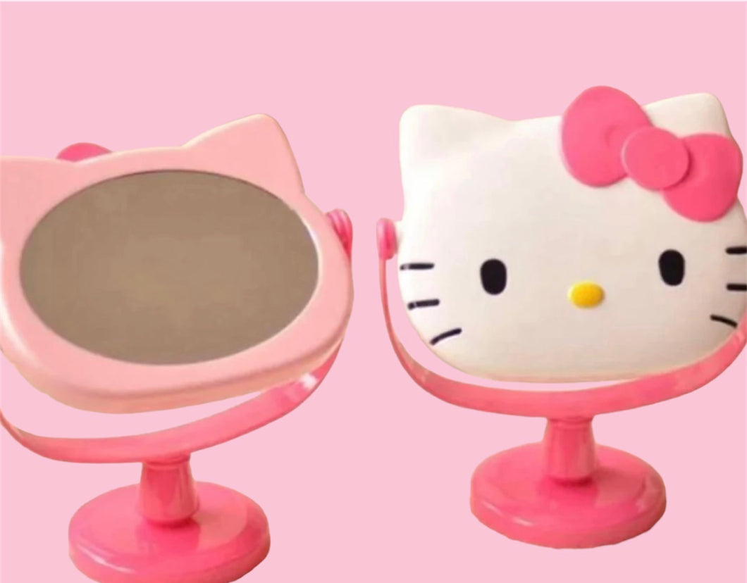 Hello Kitty Stand Mirror (White)