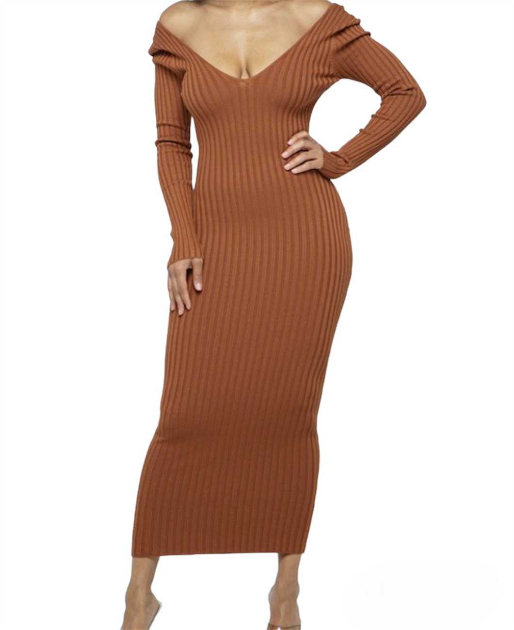 Sofia Dress (Rust)